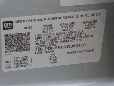 2024 Chevrolet Silverado 1500 LT (2FL)