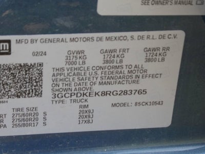 2024 Chevrolet Silverado 1500 LT (2FL)