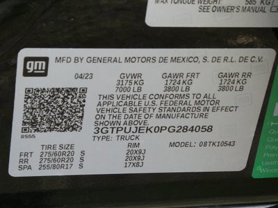 2023 GMC Sierra 1500 Elevation