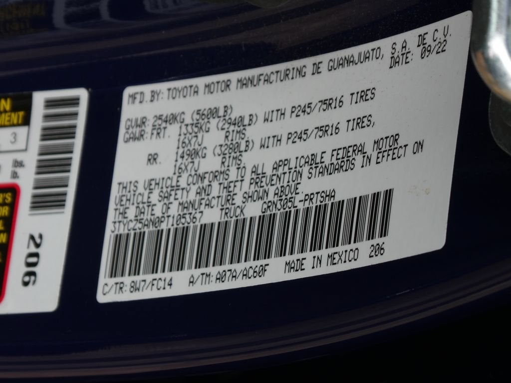 2023 Toyota Tacoma 4WD SR