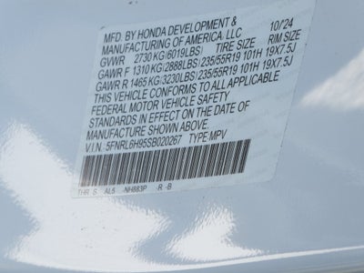 2025 Honda Odyssey Elite