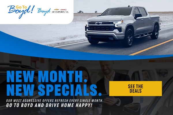 Monthly New Specials