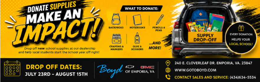 Donate supplies and make an impact
